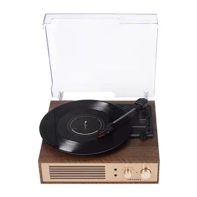 Crosley Miles Record Player Turntable In Brown