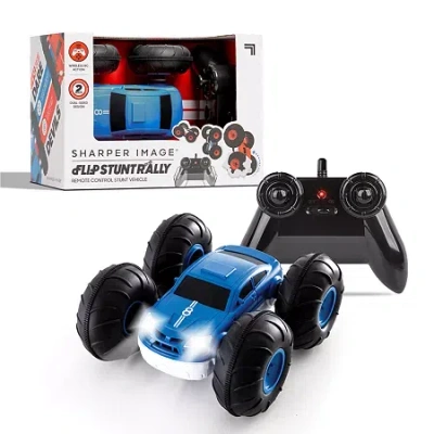 Sharper Image Flip Stunt Rally Remote Control Car In Blue