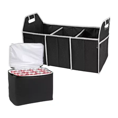 Brookstone Collapsible Trunk Organizer In Black