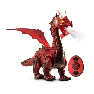 Discovery Rc Smoke Breathing Dragon In Red