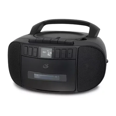 Gpx Cd Cassette Am/fm Boombox In Black
