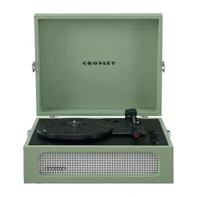 Crosley Voyager Turntable With Built-in Full-range Stereo Speakers In Green
