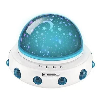 Linsay Sl1kw Baby Smart Kids Toy Lamp Projector Universe Led Light Show Lullabies In White