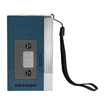 Crosley Mini Cassette Portable Speaker In Blue