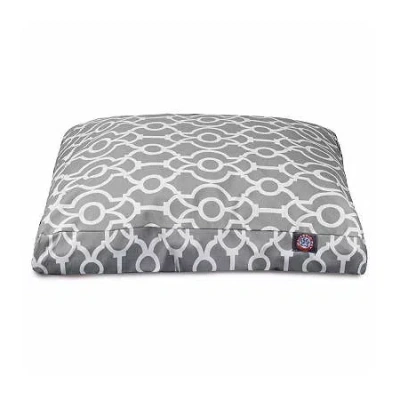 Majestic Pet Athens Rectangle Pet Bed In Gray