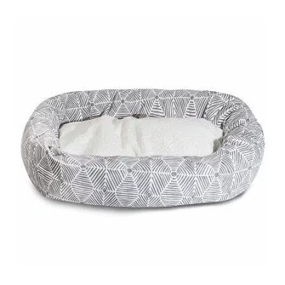 Majestic Pet Charlie Sherpa Bagel Pet Bed In Gray