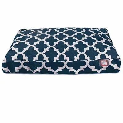 Majestic Pet Trellis Rectangle Pet Bed In Blue