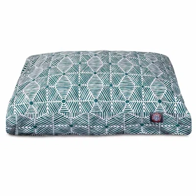 Majestic Pet Charlie Rectangle Pet Bed In Green