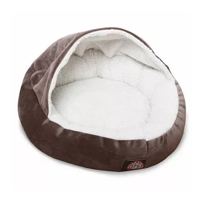 Majestic Pet 18" Canopy Cat Bed In Brown