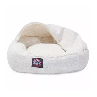 Majestic Pet 18" Canopy Cat Bed In White