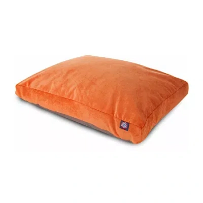 Majestic Pet Villa Collection Rectangle Pet Bed In Orange