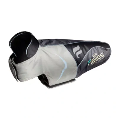 Pet Life The  Helios Lotus-rusher Waterproof 2-in-1convertible Dog Jacket W/ Blackshark Technology In Black
