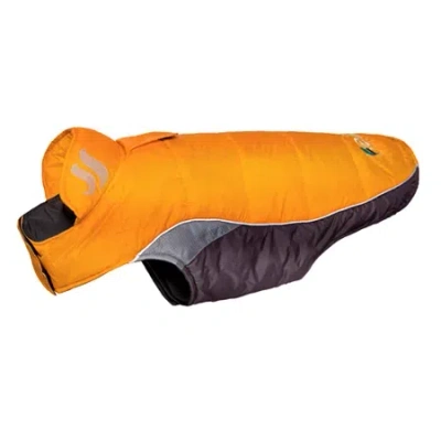 Pet Life Waded Plush 3m Reflective Dog Coat With Blackshark Technology In Orange