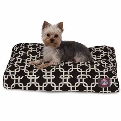 Majestic Pet Links Rectangle Pet Bed In Black