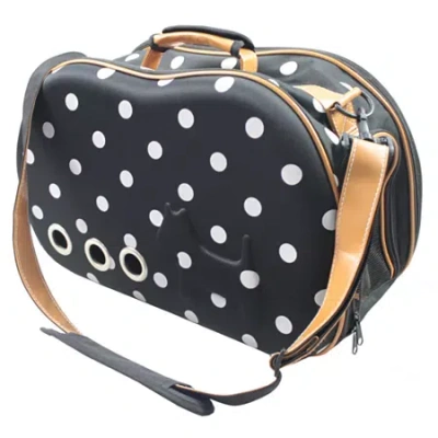 Pet Life Fashion Polka Dot Perforated Bag In Multi