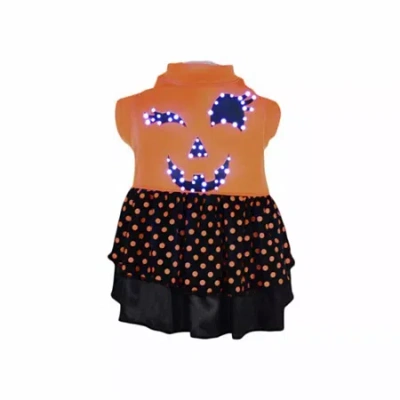 Pet Life The  Led Lighting Halloween Dress Costume In Multi