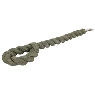 Pet Life Tough-tugger Industrial-strength Shock Absorption Woven Dog Leash In Green