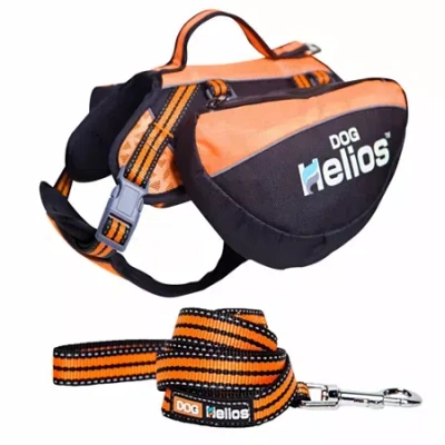 Pet Life The  Helios Freestyle 3-in-1 Explorer Convertible Backpack In Orange