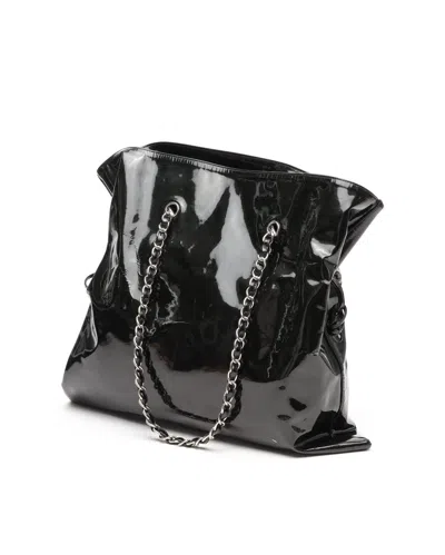 Pre-owned Chanel Bon Bon Embellished Strass Tote Bag In Black