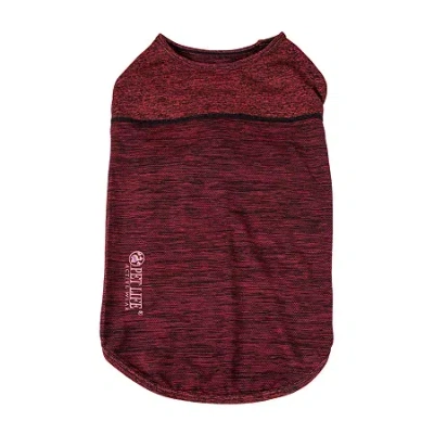 Pet Life Active Aero Pawlse Dog Tank Top In Red