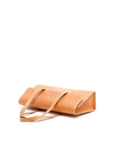 Celine Céline C Macadam Handbag In Brown