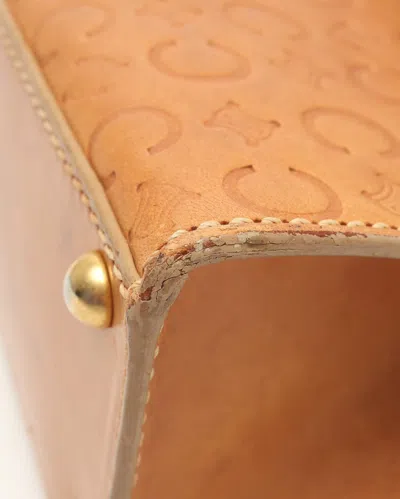 Celine Céline C Macadam Handbag In Brown