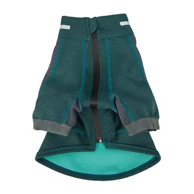 Dog Helios 'eboneflow' Mediumweight 4-way Stretch Flexible And Breathable Performance Dog Yoga T-shirt In Green