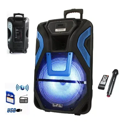 Befree Sound 15 Inch Rechargable Bluetooth Pa Speaker System With Sd/fm/usb. In Black