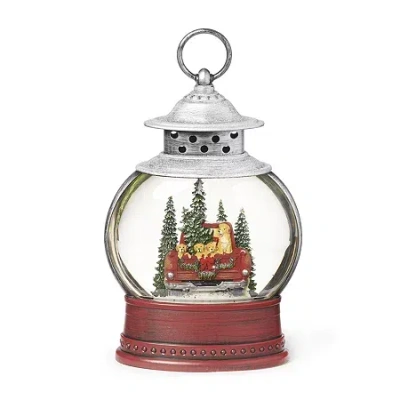 Roman 10" Led Lantern Dogs In Truck Lighted Christmas Tabletop Decor In Multi