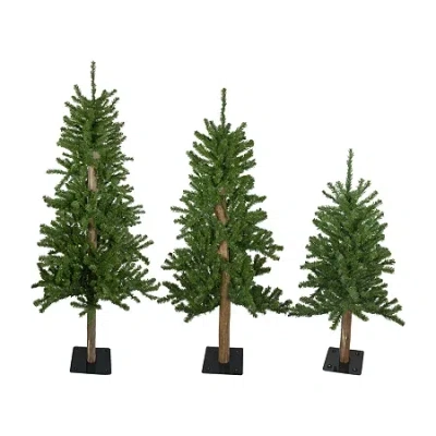 Northlight 3ft 4ft And 5ft Alpine Unlit 5 Foot Pine Christmas Tree In Green