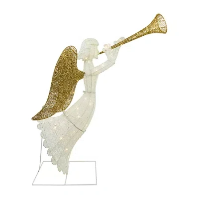 Northlight Lighted Angel Christmas Yard Art In White