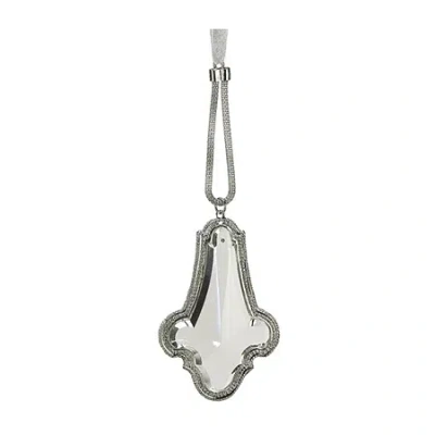 Northlight 8'' Silver And Clear Crystal Pendant Christmas Ornament In Silver