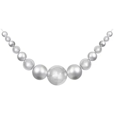 Northlight 6ft Shatterproof Ball Swag In Silver