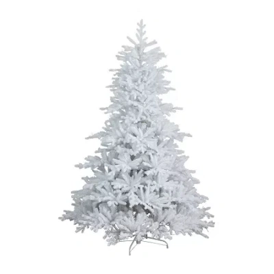 Nearly Natural 7ft Pre-lit Artificial White California Spruce With 440 Color Changing Led Lights 7 Foot Pre-lit Spr In White
