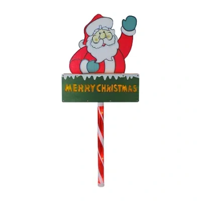 Northlight Prelit Santa Claus Lawn Stake Christmas Yard Art In Multi