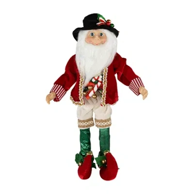Northlight 14" Candy Cane Elf Christmas Tabletop Decor In Red
