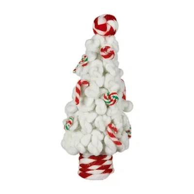 Northlight 16.5" Plush Christmas Tabletop Tree In White
