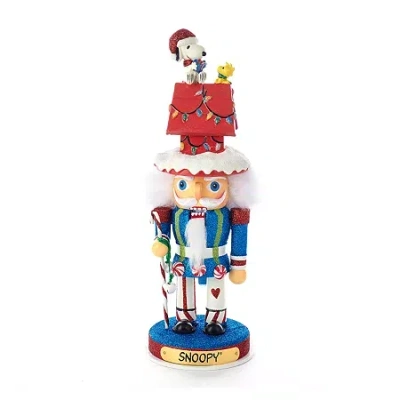 Kurt Adler 12-inch Snoopy Hollywood Peanuts Snoopy Christmas Nutcracker In Multi