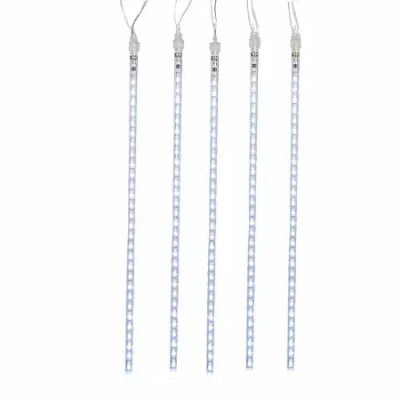 Kurt Adler 150-light 5 Pieces Meteor Shower Snowfall Set In White