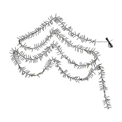 Kurt Adler Cul 1000-light 33-foot Cluster Garland With Multi-color 3mm Led Bulbs In Multi