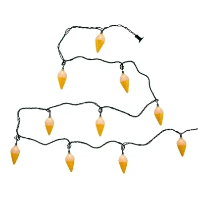 Kurt Adler Ul 10l Ice Cream Cone String Lights In White