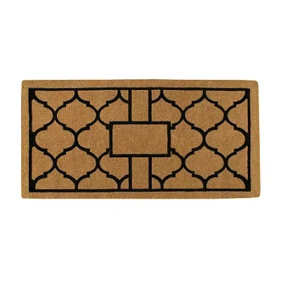 Calloway Mills Pantera Outdoor Rectangular Doormat In Brown