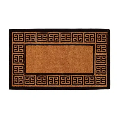 Calloway Mills The Grecian Outdoor Rectangular Doormat In Brown