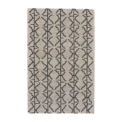 Weave & Wander Fadden Geometric Hand Tufted Indoor Rectangle Accent Rugs In Brown