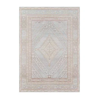 Momeni Isabella 7 Geometric Indoor Rectangular Accent Rug In Blue