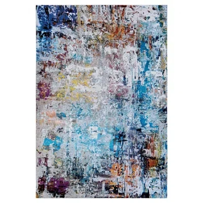 Couristan Gypsy Aquarelle Abstract Indoor Rectangular Accent Rug In Multi