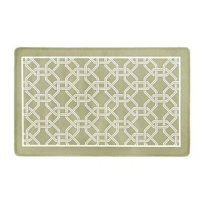 Achim Arlington Anti Fatigue 18"x30" Kitchen Mat In Green