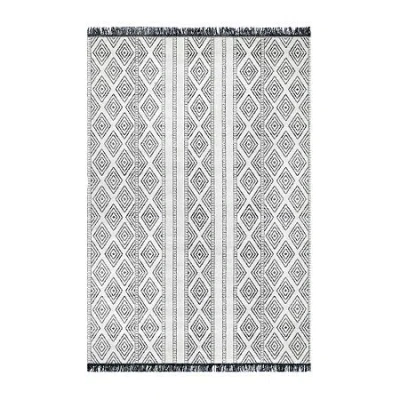 Nuloom Miriam Striped Indoor Outdoor Rectangular Area Rug In Gray