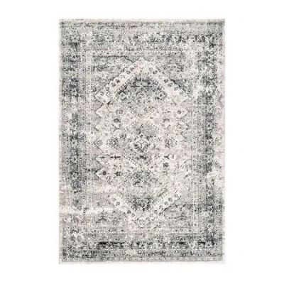 Nuloom Shaunte Medallion Indoor Rectangular Area Rug In Silver