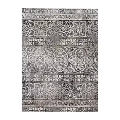 Weave & Wander Milana Indoor Rectangular Accent Rug In Gray